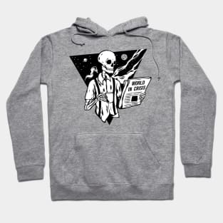 Skeleton drink coffee Hoodie